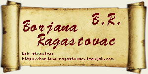 Borjana Ragastovac vizit kartica